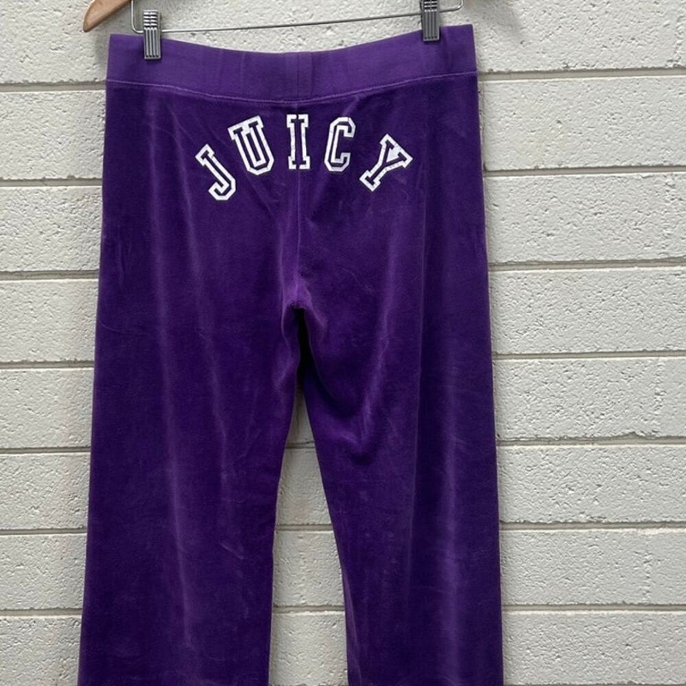Y2K Juicy Couture Vintage Purple track Pants size M - Picture 8 of 8